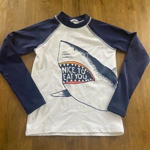 Spotted Zebra Boys' Swim Rash-guard Youth M